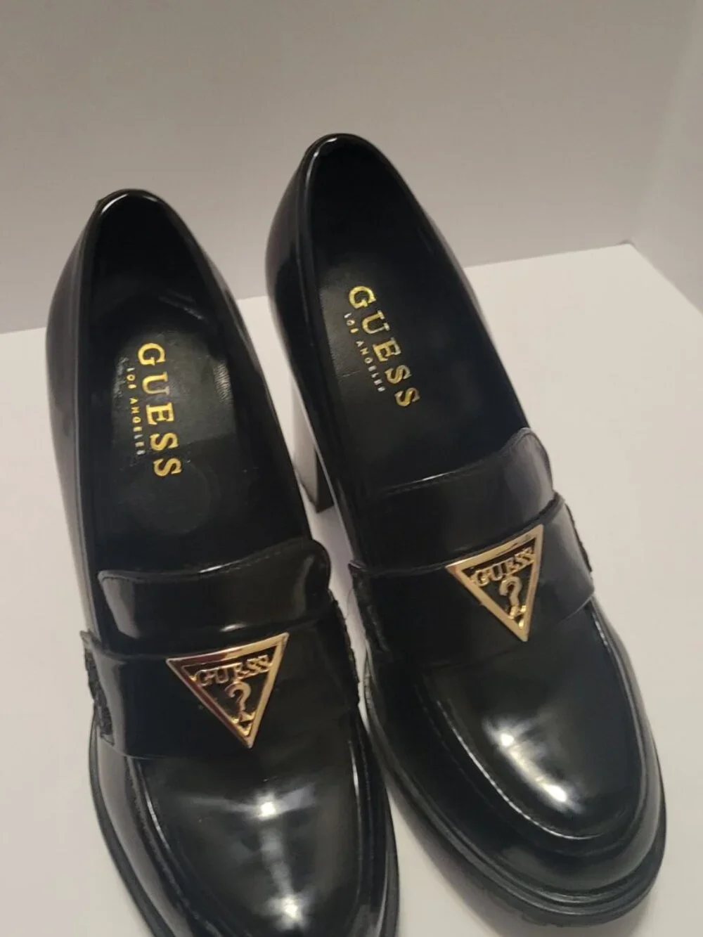 Guess Platform Chunk Heels